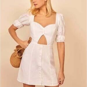 Reformation Clay Mini Dress